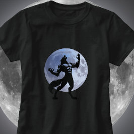 Camiseta Werewolf Howling - Lua cheia