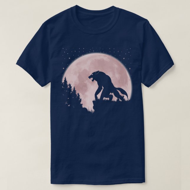 Camiseta Werewolf Moon (Frente do Design)
