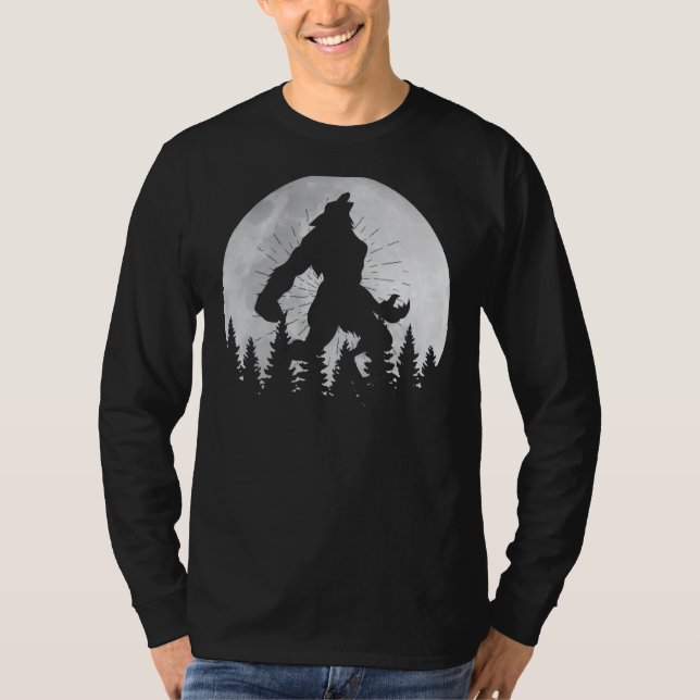 Camiseta Werewolf Moon Full Moon Werewolf Howling Werewolf (Frente)