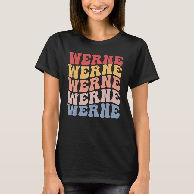 Camiseta Werne City Groovy Retro (Frente)