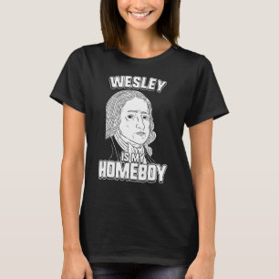Camiseta Wesley É Meu Ficar em casa John Wesley Tee