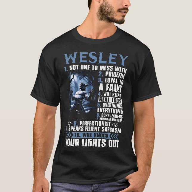 Camiseta wesley não um a sujar com leal pridrful a um fa (Frente)