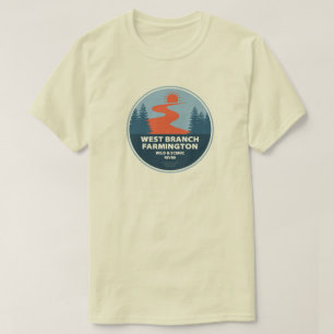 Camiseta West Branch Farmington Wild And Scenic River