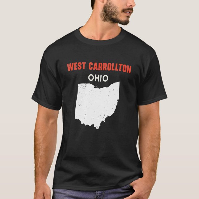 Camiseta West Carrollton Ohio USA State America Travel Ohio (Frente)