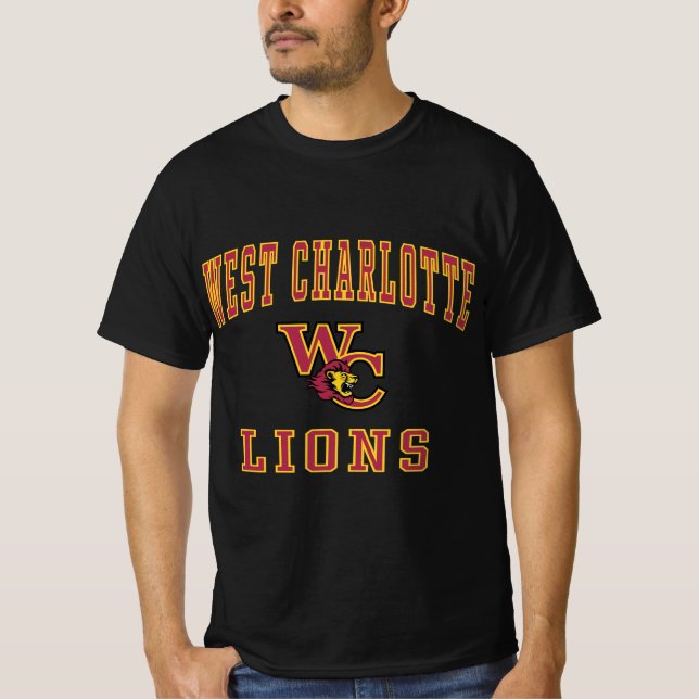 Camiseta West Charlotte Segundo grau Lions (Frente)