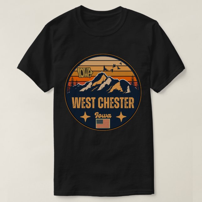 Camiseta West Chester, Iowa (Frente do Design)