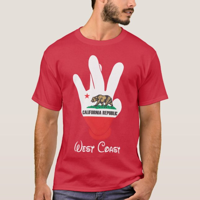 Camiseta West Coast Cali gift (Frente)