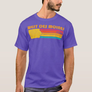 Camiseta West Des Moines Iowa Vintage angustiou Souvenir