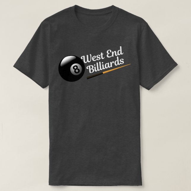 Camiseta West Ende Billiards (Frente do Design)