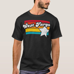 Camiseta West Fargo North Dakota Vintage angustiou Souveni