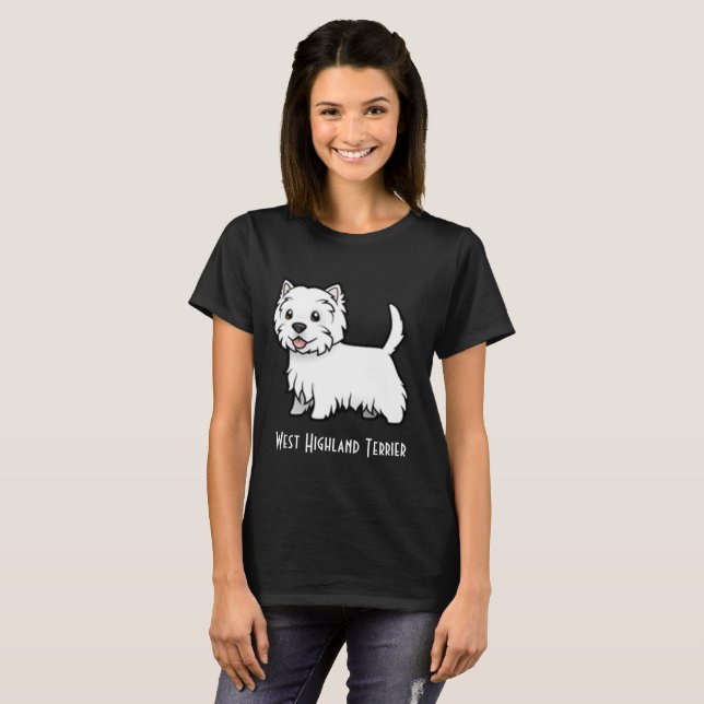 Camiseta West Highland Terrier (Frente Completa)