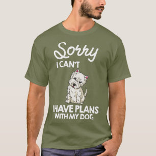Camiseta West Highland Terrier Dog Puppies Owner Lover