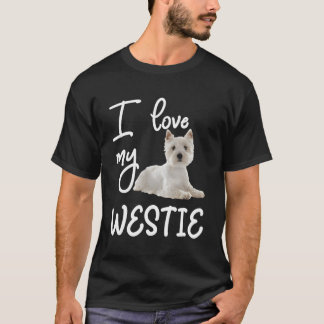 Camiseta West Highland Terrier I Love My Westie