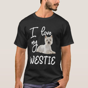 Camiseta West Highland Terrier I Love My Westie