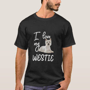 Camiseta West Highland Terrier Tee I Love My Westie Tshirt