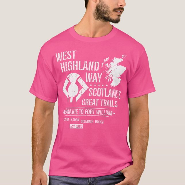 Camiseta West Highland Way Scotland'S Excelente Trails Cami (Frente)