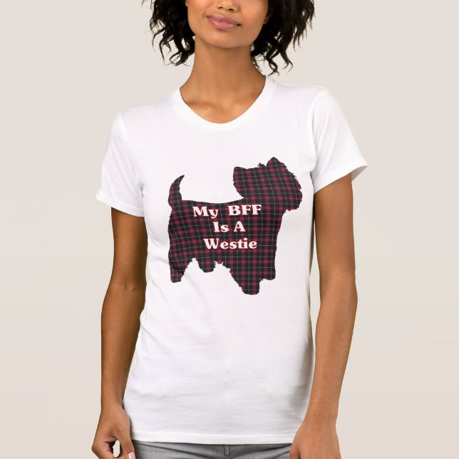 Camiseta West Highland White Terrier BFF presentes (Frente)