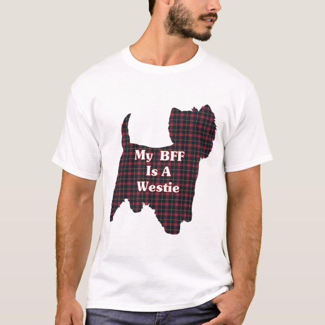 Camiseta West Highland White Terrier BFF presentes (Frente)