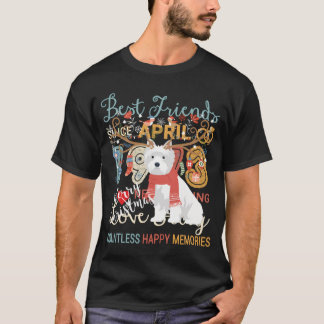 Camiseta West Highland White Terrier Cachorro Westie Natal