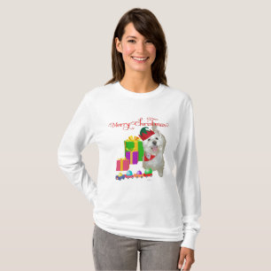 Camiseta West Highland White Terrier Christmas Elf