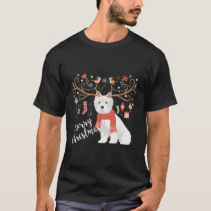 Camiseta West Highland White Terrier Dog Westie Para Christ