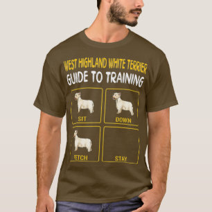 Camiseta West Highland White Terrier Guide to Training (Gui
