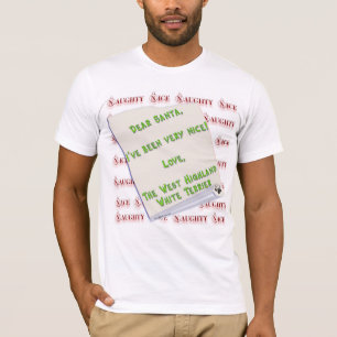 Camiseta West Highland White Terrier Naughn ou Nice