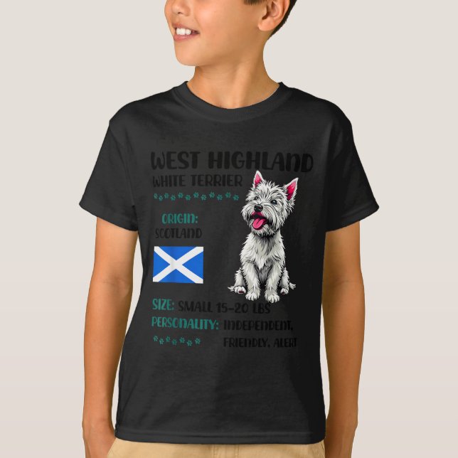 Camiseta West Highland White Terrier Origin Funny Westie Do (Frente)
