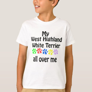 Camiseta West Highland White Terrier Walks Design