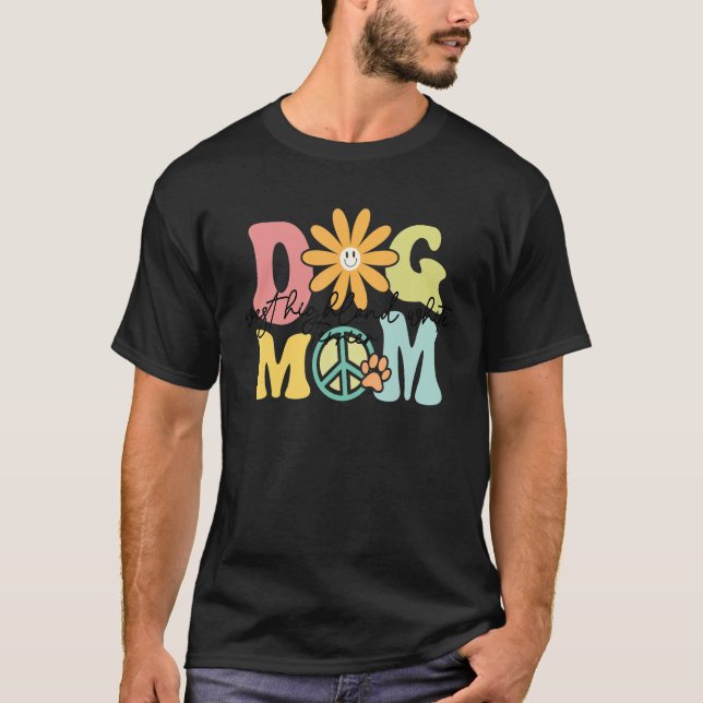 Camiseta West Highland White Terrier Wesit Groovy Dog Mãe W (Frente)