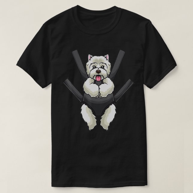 Camiseta West Highland White Terrier Westie Gifts (Frente do Design)