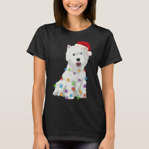 Camiseta West Highland White Terrier Westie Natal Light