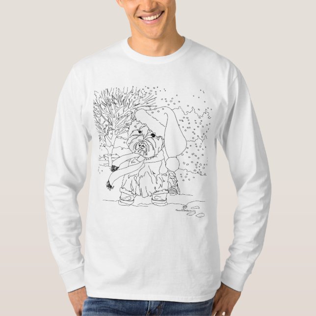 Camiseta West Highland White Terrier Winter Neve (Frente)