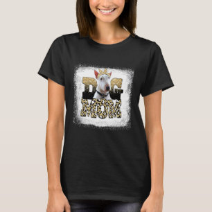 Camiseta West Lepard Bull Terrier Mãe Dia de as mães