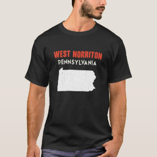 Camiseta West Norriton Pensilvânia EUA State America Trave