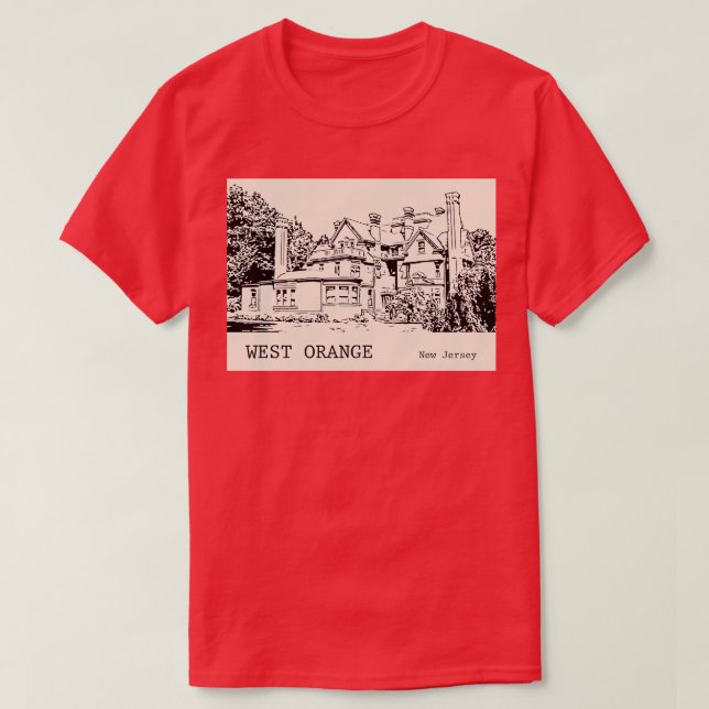 Camiseta West Orange New Jersey 1 (Frente do Design)