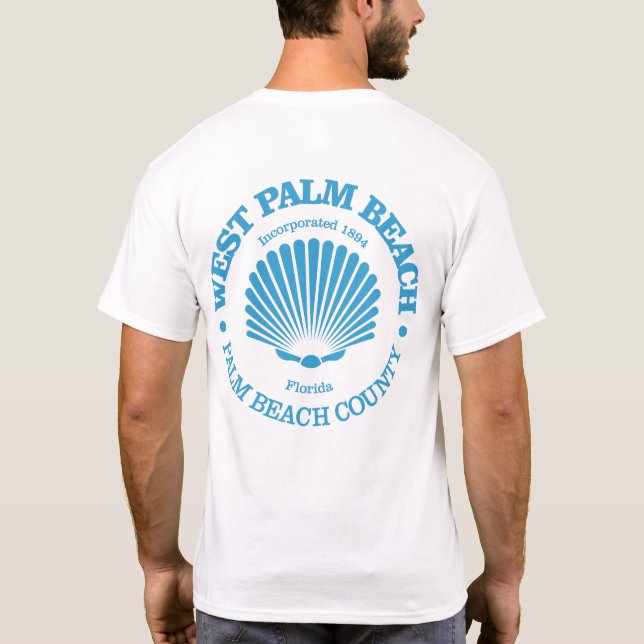 Camiseta West Palm Beach (concha) (Verso)