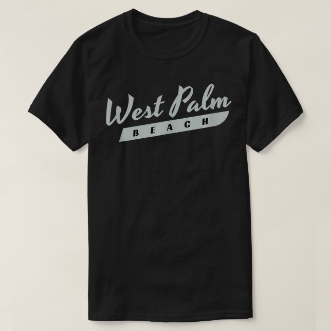 Camiseta West Palm Beach Vintage (Frente do Design)