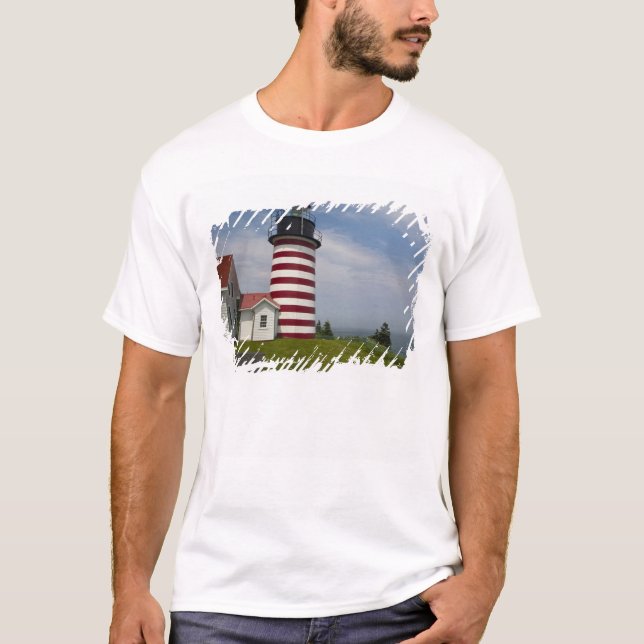 Camiseta West Quoddy Head Lighthouse State Park é o (Frente)