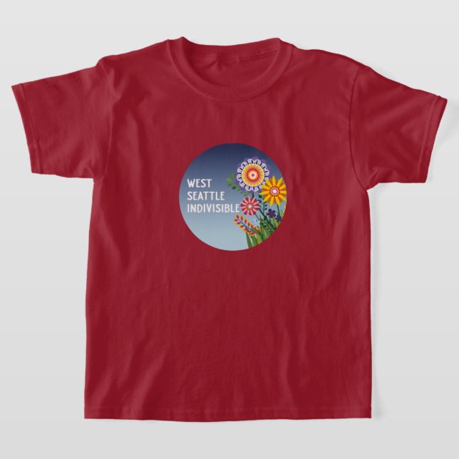 Camiseta West Seattle Indivisible Kids Flower t-shirt (Postura )