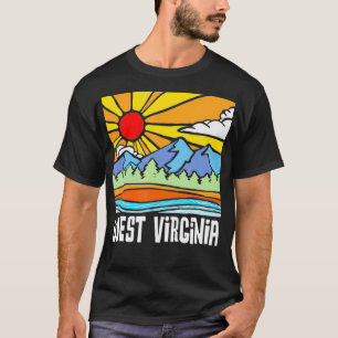 Camiseta West Virginia Artística Mounts Vintage G