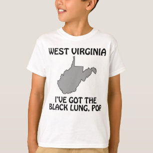 Camiseta West Virginia - Eu Tenho a Pulmão Negro, Pop