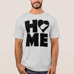 Camiseta West Virginia Home Heart State Tees