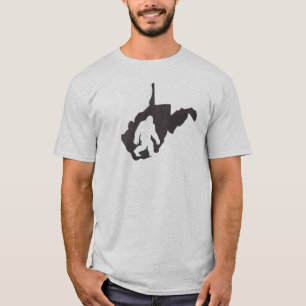 Camiseta West Virginia State Bigfoot