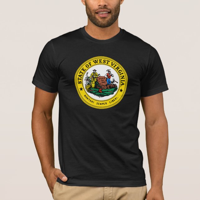 Camiseta West Virginia State Seal - (Frente)
