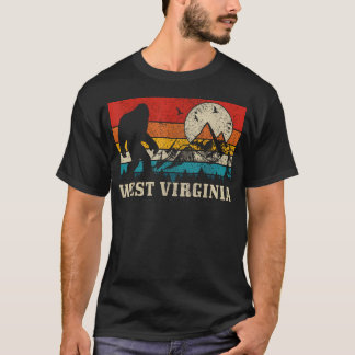 Camiseta West Virginia Washington Pé Grande Montanha Vintag