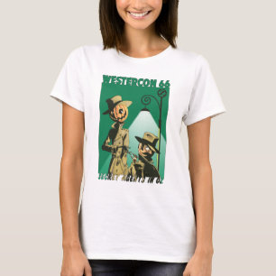 Camiseta Westercon 66 "agentes secretos partes superiores