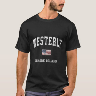 Camiseta Westerly Rhode Island Ri Vintage American Flag Spo