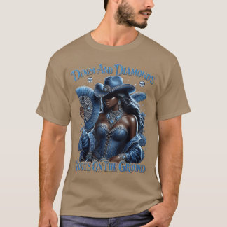 Camiseta Western Boots Onhe Ground Denim and Diamonds Cowgi
