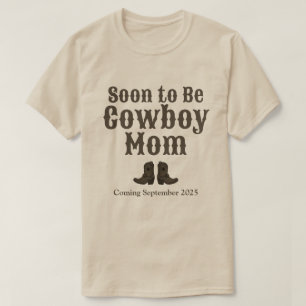 Camiseta Western Brevemente para ser Pai de cowboy Anúncio